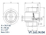 VT.161.N.04 Зворотній клапан 1/2' Valtec купити в інтернет-магазині «НасосВДом» Київ Україна