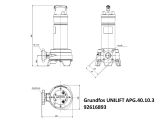 Канализационный насос Grundfos UNILIFT APG.40.10.3 (92616893) купить в интернет-магазине «НасосВДом» Киев Украина
