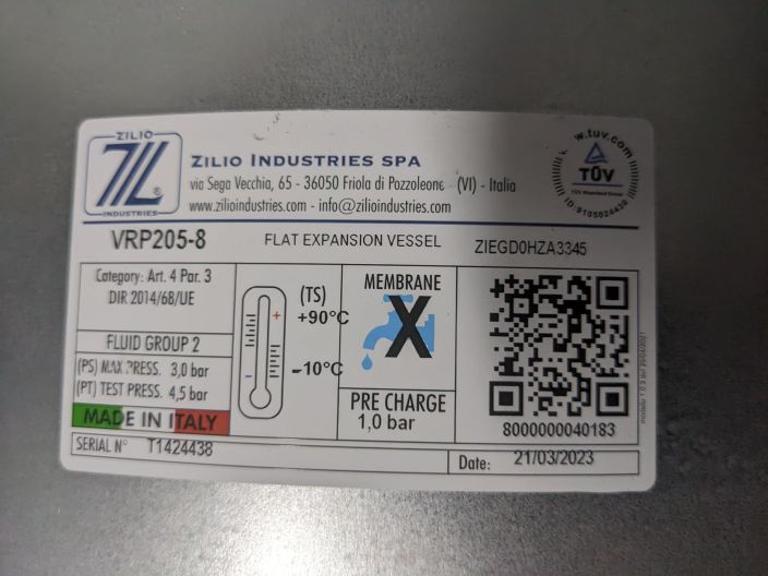 Бак расширительный для отопления Aquasystem VRP 205-8 купить в интернет-магазине «НасосВДом» Киев Украина