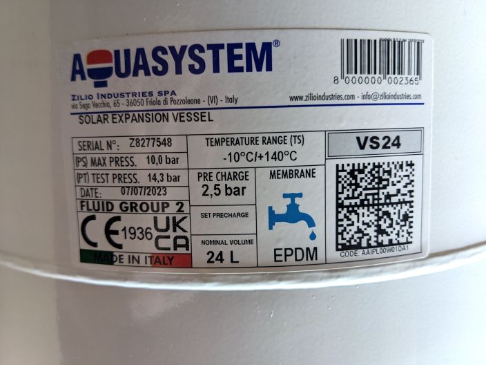 Расширительный бак Aquasystem VS24 купить в интернет-магазине «НасосВДом» Киев Украина