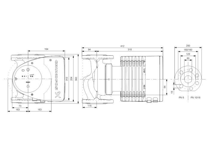 Регульований циркуляційний насос GRUNDFOS MAGNA1 80-80 F 99221411 купити в інтернет-магазині «НасосВДом» Київ Україна