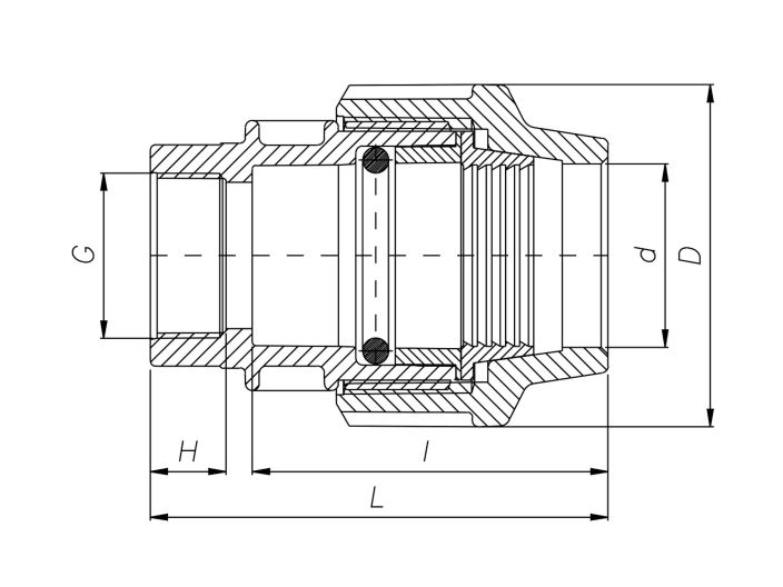 Муфта (1004) d25х3/4 купити в інтернет-магазині «НасосВДом» Київ Україна