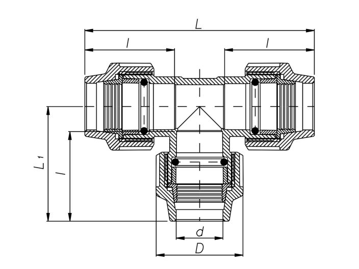 Тройник (1005) d32 купить в интернет-магазине «НасосВДом» Киев Украина