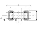Тройник ВР (1007) d40х1 1/2 купить в интернет-магазине «НасосВДом» Киев Украина