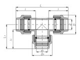Тройник редукционный (1029) d 20х25х20 мм купить в интернет-магазине «НасосВДом» Киев Украина