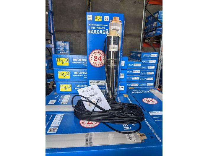 Водолій БЦПЕ-0,5-40У* вбудований конденсатор, кабель 40 м купити в інтернет-магазині «НасосВДом» Київ Україна
