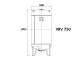 Бак расширительный для отопления Aquasystem VRV 750 с ножками купить в интернет-магазине «НасосВДом» Киев Украина