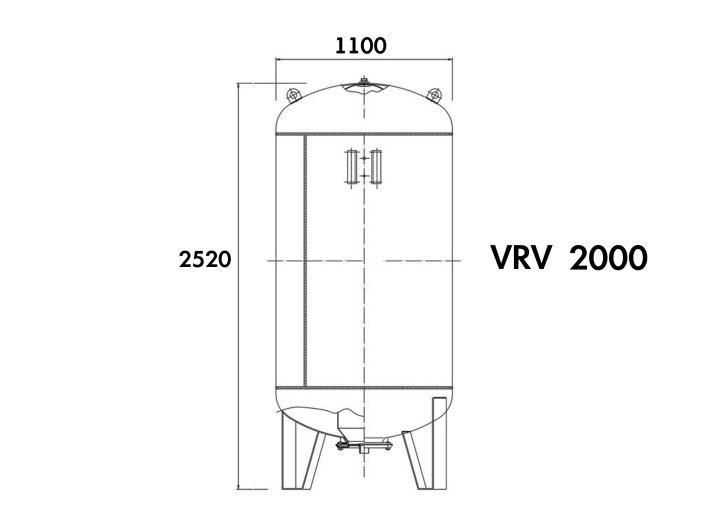 VRV 2000 Aquasystem бак від «НасосВДом»