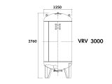 Бак расширительный для отопления Aquasystem VRV 3000 с ножками купить в интернет-магазине «НасосВДом» Киев Украина