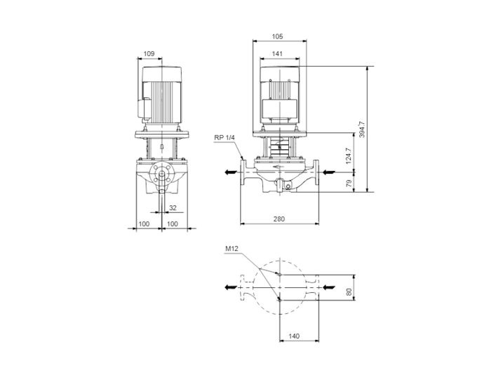 TP 32-180/2 A-F-A-BQQE (98592079) насос Grundfos от НасосВДом