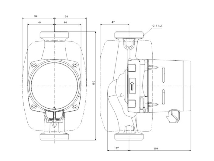 Циркуляційний насос Grundfos Alpha2 25-40 180 (99411365) купити в інтернет-магазині «НасосВДом» Київ Україна