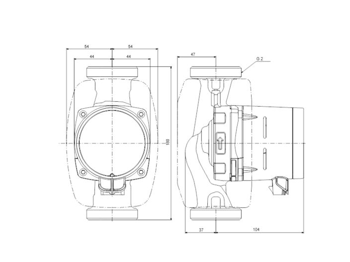 Циркуляційний насос Grundfos Alpha2 32-60 N 180 (99411448) купити в інтернет-магазині «НасосВДом» Київ Україна