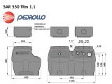 Канализационная насосная станция Pedrollo SAR 550 TRm 1,1 купить в интернет-магазине «НасосВДом» Киев Украина