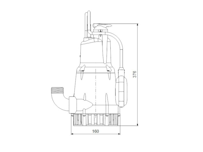 Насос для дренажа Grundfos KPС 600 A 98851054 купить в интернет-магазине «НасосВДом» Киев Украина