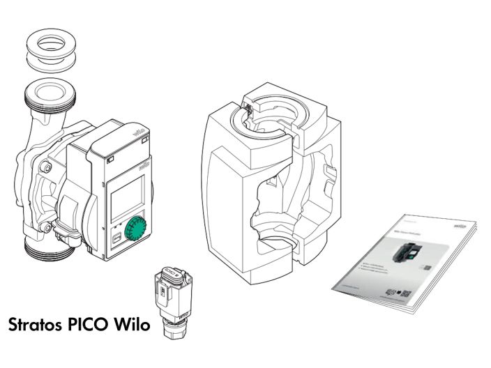 Насос циркуляционный Wilo Stratos PICO 25/0,5-6 4244395 купить в интернет-магазине «НасосВДом» Киев Украина