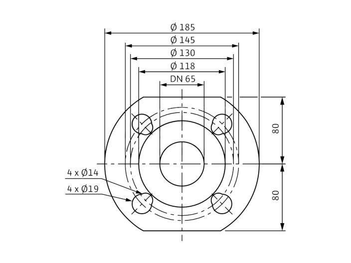 Насос циркуляционный Wilo Yonos MAXO 65/0,5-12 2120654 купить в интернет-магазине «НасосВДом» Киев Украина