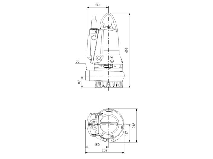 Канализационный насос Grundfos DP10.50.09.E.Ex.2.1.502 (96877479) купить в интернет-магазине «НасосВДом» Киев Украина