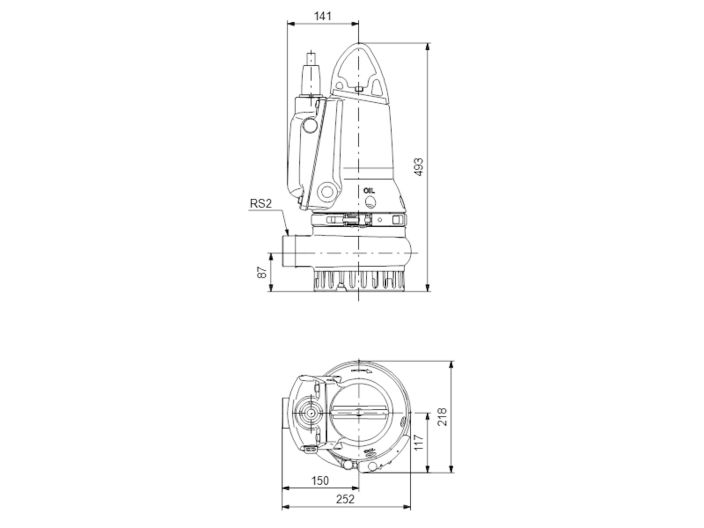 Канализационный насос Grundfos DP10.50.15.E.Ex.2.50B (96877504) купить в интернет-магазине «НасосВДом» Киев Украина