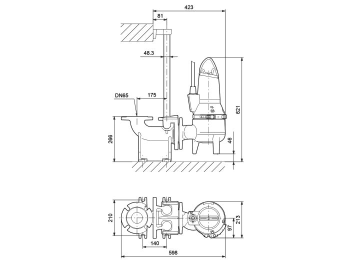 Насос Grundfos SLV.65.65.11.2.50B (96106577) купити в інтернет-магазині «НасосВДом» Київ Україна