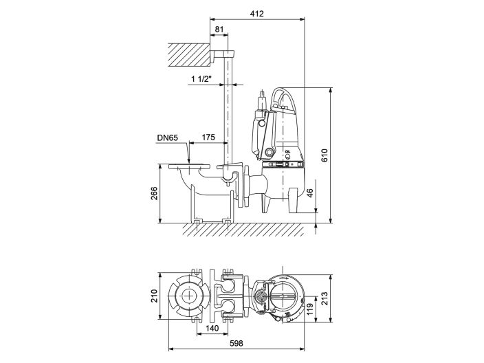 Насос Grundfos SLV.65.65.11.E.2.50B (96882686) купити в інтернет-магазині «НасосВДом» Київ Україна