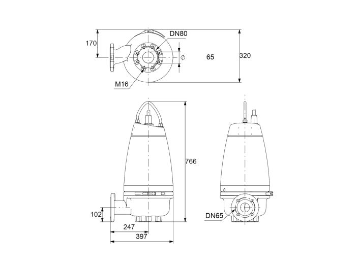 Насос Grundfos SEV.65.65.22.2.50D (96047697) купити в інтернет-магазині «НасосВДом» Київ Україна