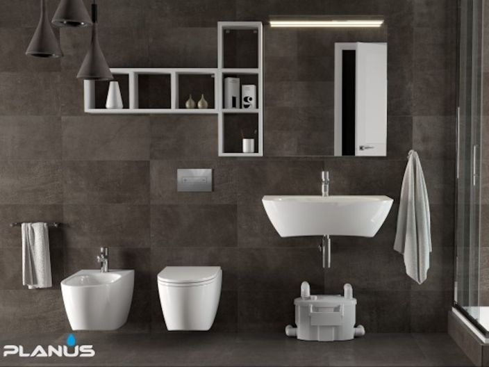 Каналізаційна установка Planus BROYSAN 4UP купити в інтернет-магазині «НасосВДом» Київ Україна