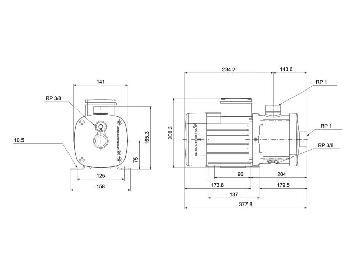 Насос Grundfos CM3-3 92889575 купити в інтернет-магазині «НасосВДом» Київ Україна