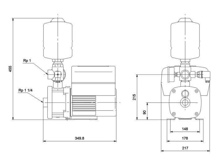 CMBE 5-62 Grundfos Насосна установка підвищення тиску 98374704 купити в інтернет-магазині «НасосВДом» Київ Україна