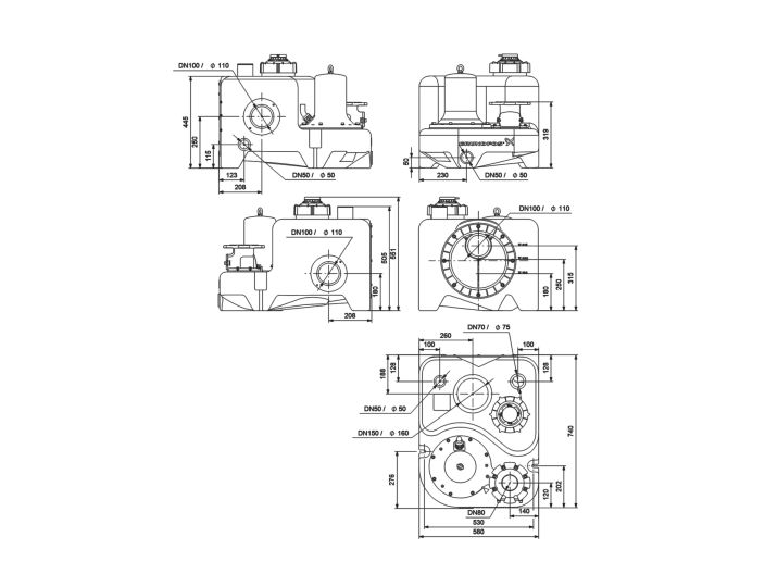 Grundfos Multilift M.32.3.4 (97901072) купити в інтернет-магазині Насосвдом у Києві