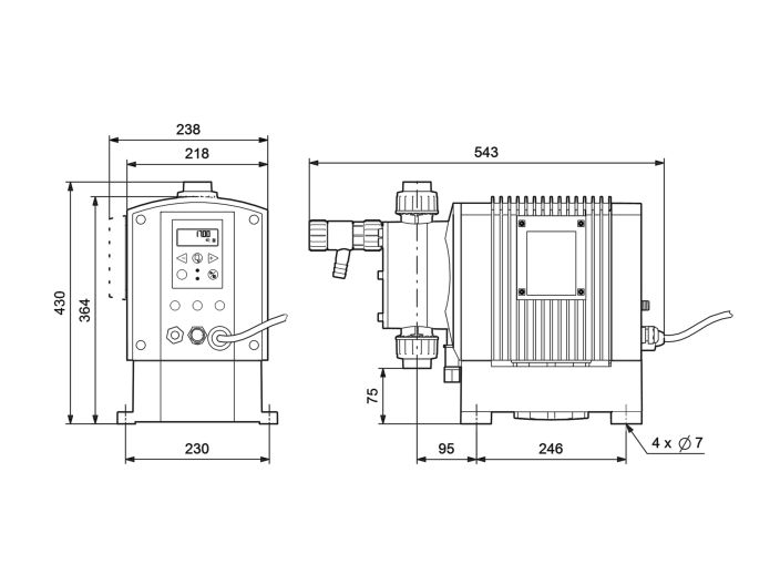 Дозировочный насос Grundfos DME 940-4 AR PP/E/G-F-31A2A2F (96524958) купить в интернет-магазине «НасосВДом» Киев Украина
