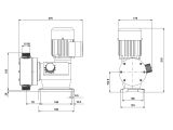 Дозировочный насос Grundfos DMX 50-10 B-PVC/E/CX-E1I007XEMNG (99206001) купить в интернет-магазине «НасосВДом» Киев Украина