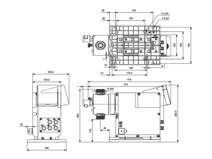 Дозировочный насос Grundfos DDE 60-10 B-PV/T/C-F-31U3U3FG (99159331) купить в интернет-магазине «НасосВДом» Киев Украина
