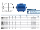 Гідроакумулятор Aquasystem VAO 80 купити в інтернет-магазині «НасосВДом» Київ Україна