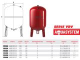 Бак расширительный для отопления Aquasystem VRV 500 с ножками купить в интернет-магазине «НасосВДом» Киев Украина