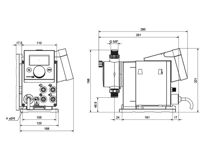 Дозувальний насос Grundfos DDC 6-10 AR-PVC/V/C-F-31U2U2FG (97721370) від «НасосВДом»