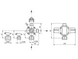 Многофункциональный клапан MFV-G5/8-16 PVC/E U2 95730824 Grundfos купить в интернет-магазине «НасосВДом» Киев Украина