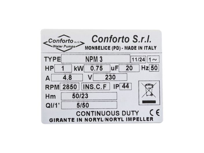 Насосная станция водоснабжения Conforto BS NPM 3 - 24