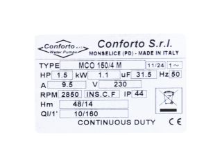 Насосная станция Conforto BS MCO 150/4 – 150 от НасосВДом