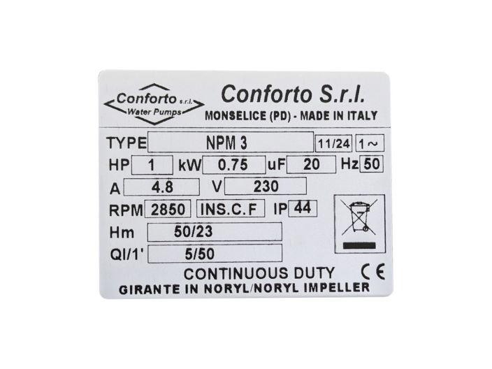 Насосная станция Conforto BS NPM 3 - 50