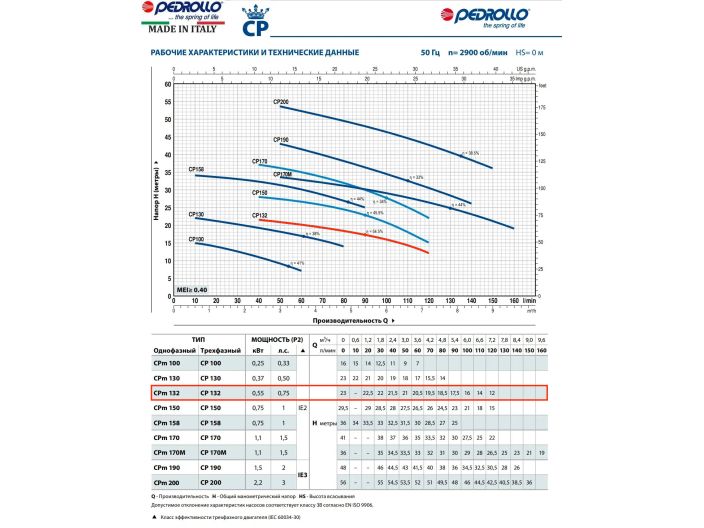 Насос Pedrollo CPm 132