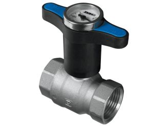 Кран шаровой DN50 (2") ВВ с Т-образной рукояткой и термометром купить в интернет-магазине «НасосВДом» Киев Украина