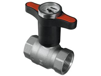 Кран кульовий DN15 (1/2") ВВ з Т-подібною рукояткою та термометром купити в інтернет-магазині «НасосВДом» Київ Україна