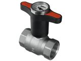 Кран кульовий DN20 (3/4") ВВ з Т-подібною рукояткою та термометром купити в інтернет-магазині «НасосВДом» Київ Україна
