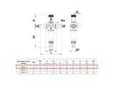 Редуктор давления холодной воды с фильтром Herz DN15 1/2" 2301101