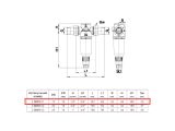 Фильтр для холодной воды Herz DN15 1/2" 2301001