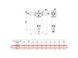 Фильтр для холодной воды Herz DN20 3/4" 2301002