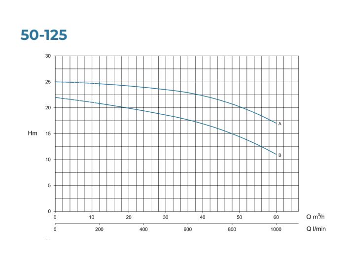 N 50-125 А Центробежный насос Conforto от НасосВДом