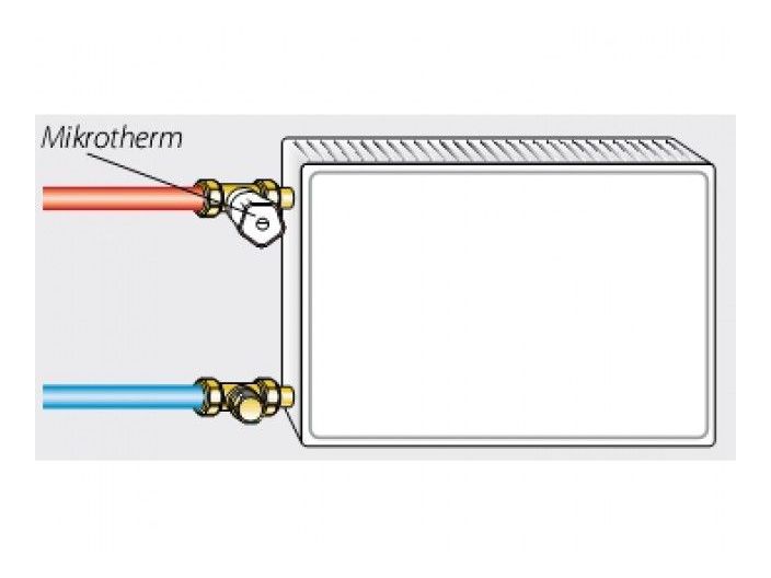 Клапан радіаторний Mikrotherm Dn15 купити в інтернет-магазині «НасосВДом» Київ Україна