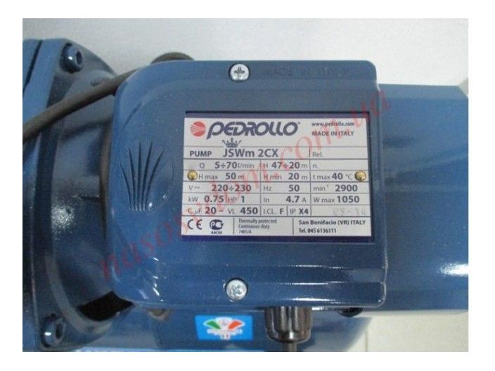 Насосная станция Pedrollo JSWm 2CX/24 купить в интернет-магазине «НасосВДом» Киев Украина