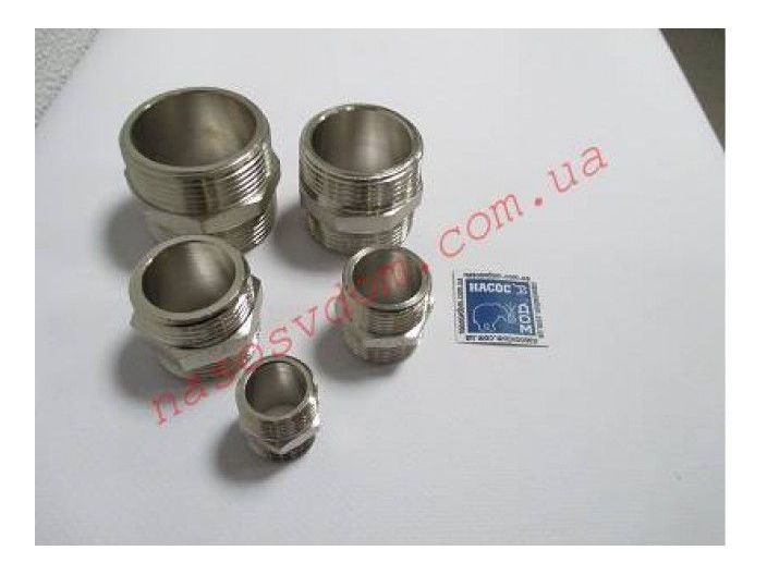 VTr.582.N.0007 Ниппель латунный НН 1 1/4' Valtec купить в интернет-магазине «НасосВДом» Киев Украина